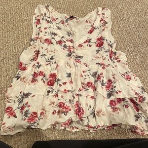 AMERICAN EAGLE FLORAL TANK